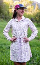 Load image into Gallery viewer, Triple Crown Button Down Sun Dress