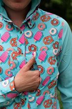 Load image into Gallery viewer, Triple Crown Button Down Long Sleeve | Pool Party