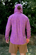 Load image into Gallery viewer, Triple Crown Button Down Long Sleeve | Purple Topo