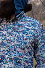 Load image into Gallery viewer, Triple Crown Button Down Long Sleeve | Blue Garden