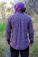 Load image into Gallery viewer, Triple Crown Button Down Long Sleeve | Purple Turkey Trail