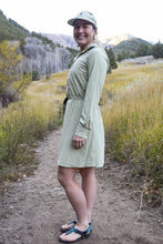Load image into Gallery viewer, Triple Crown Button Down Sun Dress