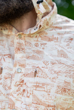 Load image into Gallery viewer, Triple Crown Button Down Long Sleeve (Removable Hood) | Trail Madness Brown
