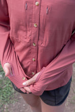Load image into Gallery viewer, Triple Crown Button Down Long Sleeve | Dusty Cedar UL