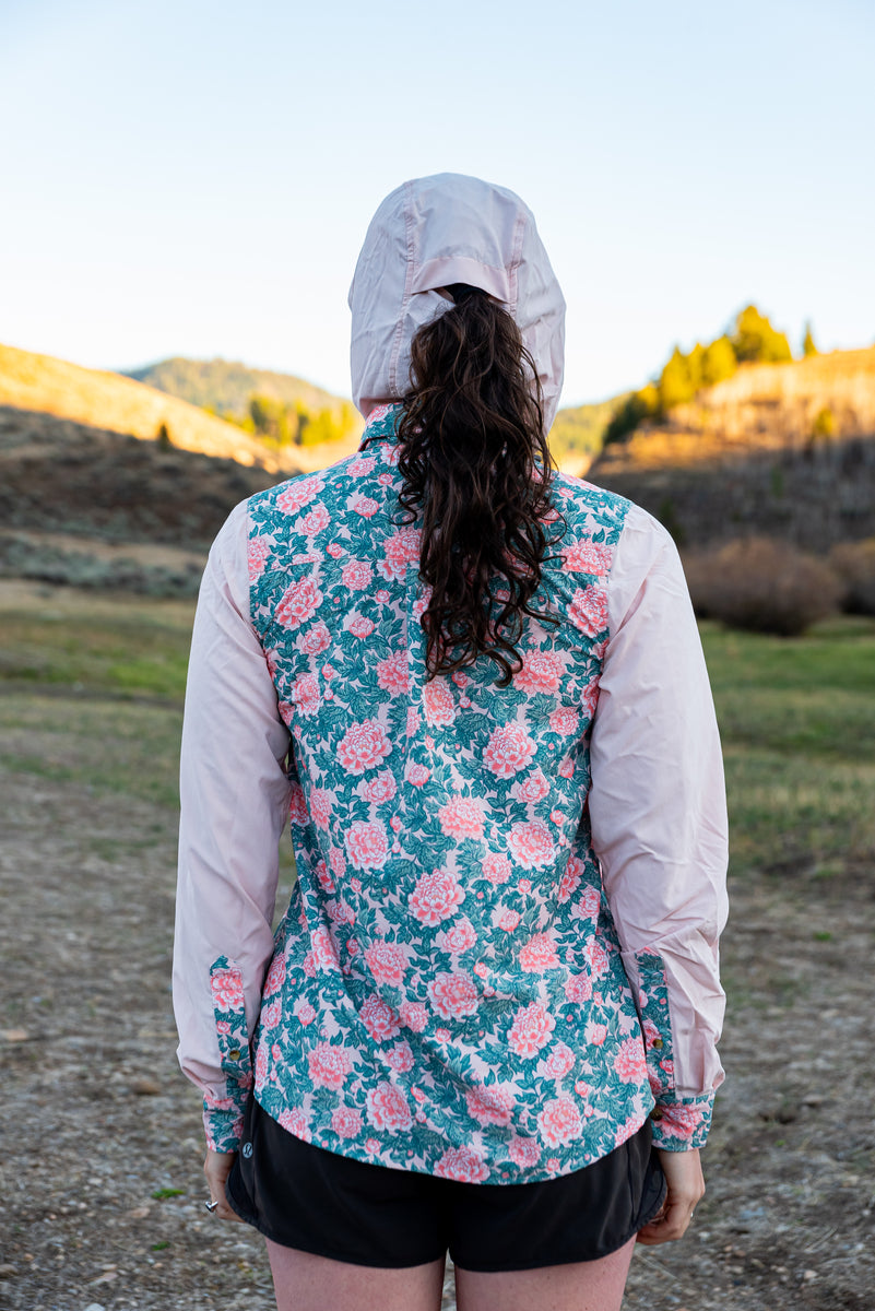 Triple Crown Button Down Long Sleeve | Pink Peony – Jolly Gear