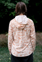 Load image into Gallery viewer, Triple Crown Button Down Long Sleeve (Removable Hood) | Trail Madness Brown