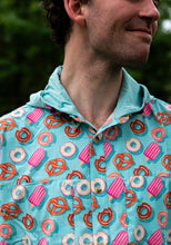 Load image into Gallery viewer, Triple Crown Button Down Long Sleeve | Pool Party