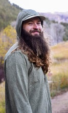 Load image into Gallery viewer, Triple Crown Button Down Long Sleeve | Green Topo