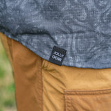 Triple Crown Half Zip Short Sleeve | Abstract Black Topo UL