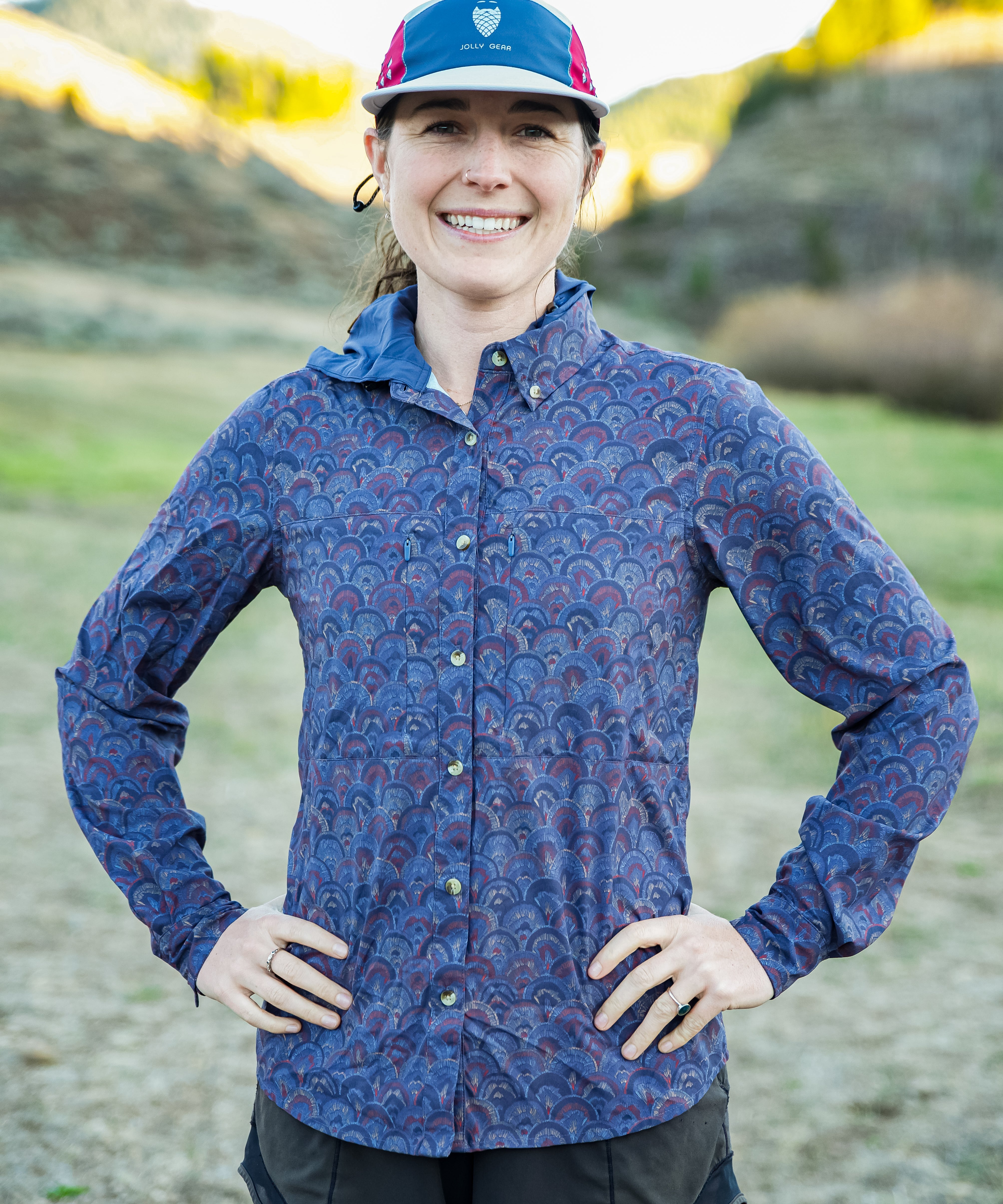 Triple Crown Button Down Long Sleeve | Midnight Sun