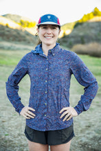 Load image into Gallery viewer, Triple Crown Button Down Long Sleeve | Midnight Sun
