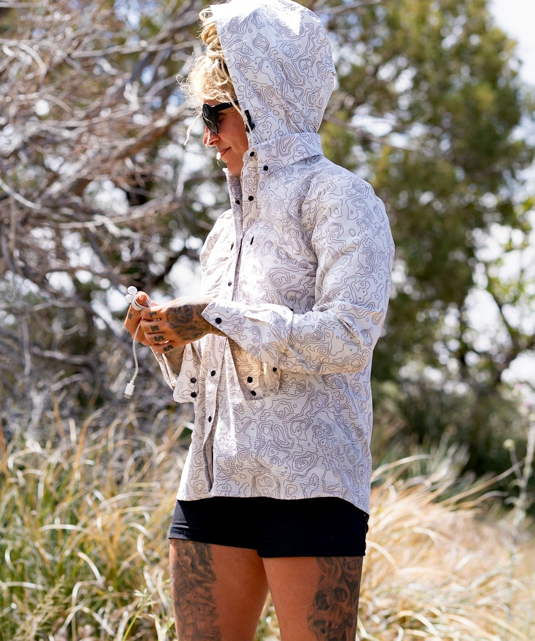 Triple Crown Button Down Long Sleeve | White Topo UL