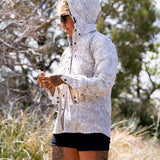 Triple Crown Button Down Long Sleeve | White Topo UL