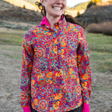 Triple Crown Button Down Long Sleeve | Kaleidoscope