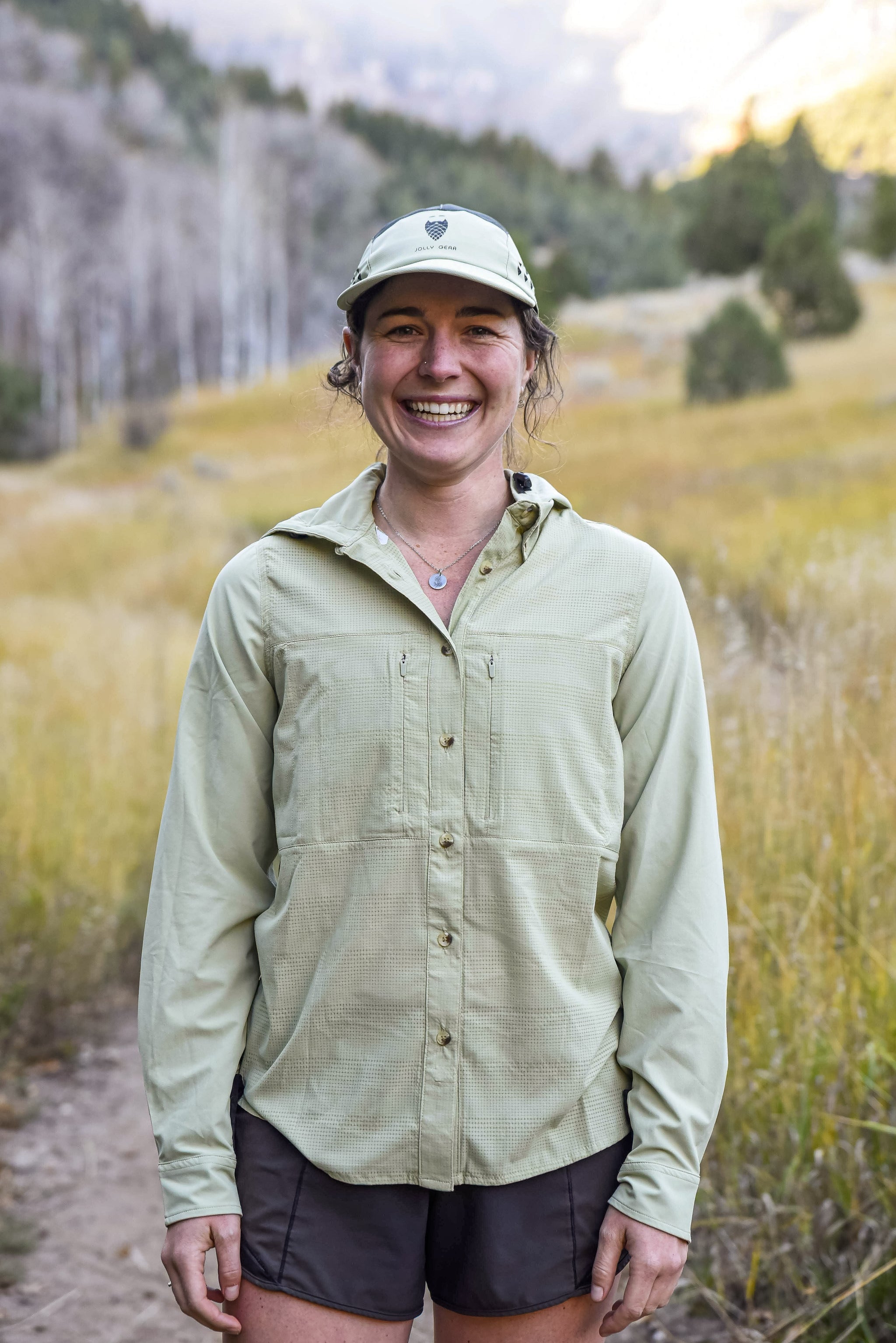 Triple Crown Button Down Long Sleeve | Evergreen UL – Jolly Gear