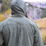 Triple Crown Button Down Long Sleeve | Green Topo