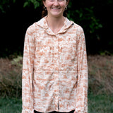 Triple Crown Button Down Long Sleeve (Removable Hood) | Trail Madness Brown