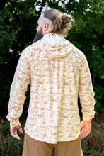 Load image into Gallery viewer, Triple Crown Button Down Long Sleeve (Removable Hood) | Trail Madness Brown
