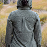 Triple Crown Button Down Long Sleeve | Green Topo