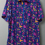 Triple Crown Half Zip Short Sleeve | Chromaflor Blue UL
