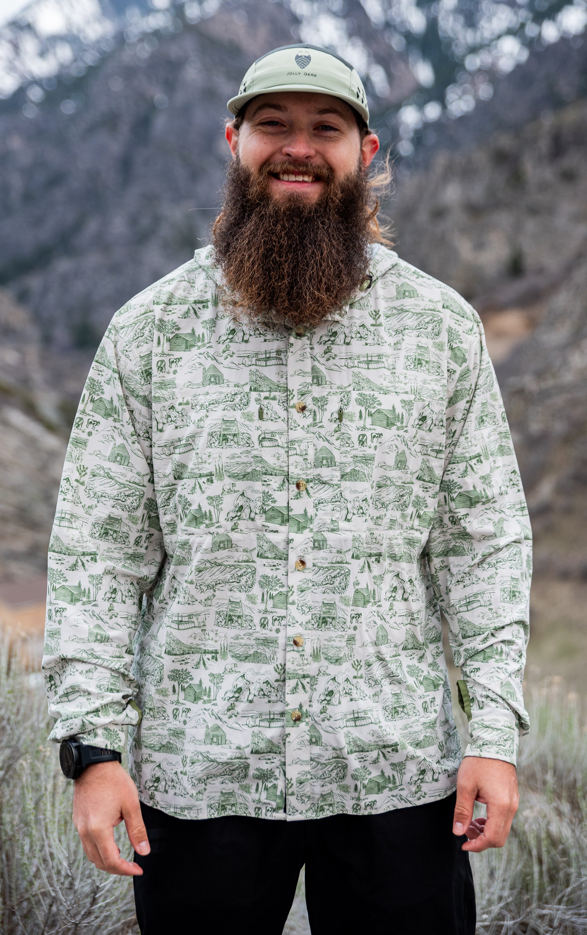 jolly gear Triple Crown Button Down Long Sleeve
