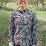Triple Crown Button Down Long Sleeve | Chromaflor Mint