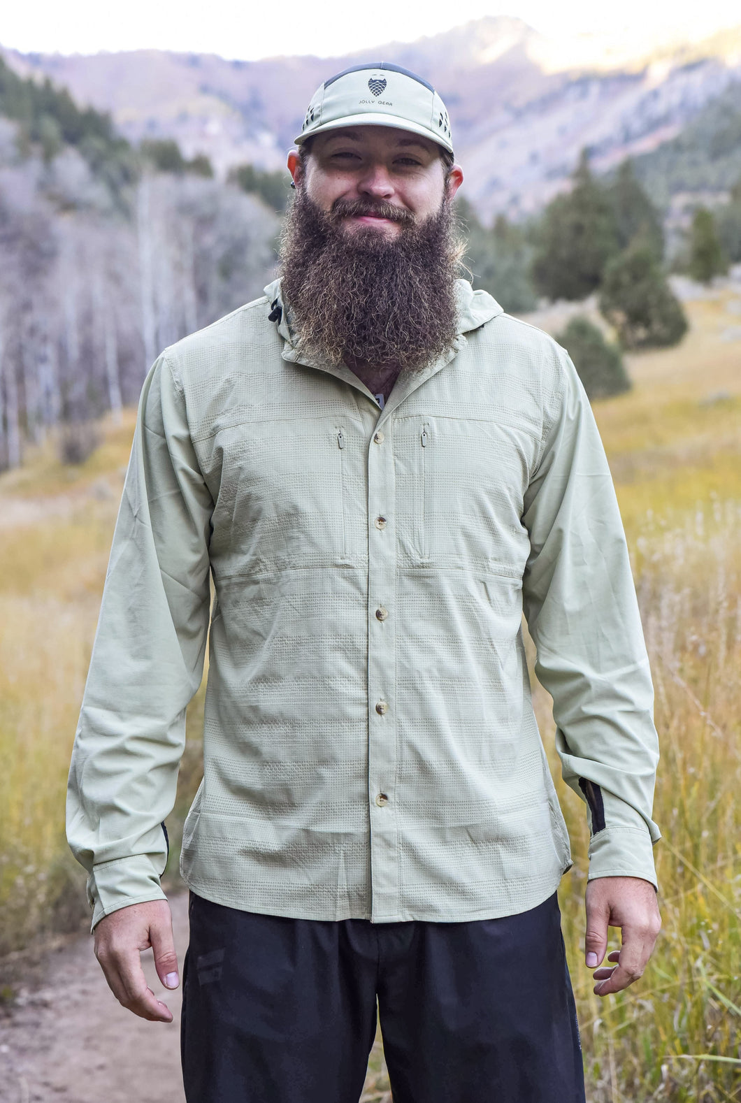 Triple Crown Button Down Long Sleeve | Evergreen UL