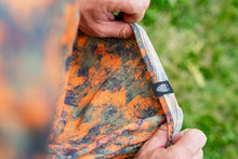 Load image into Gallery viewer, Triple Crown Half Zip Short Sleeve | Abstract Orange Camo UL
