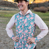 Triple Crown Button Down Long Sleeve | Pink Peony