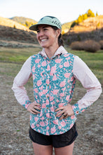 Load image into Gallery viewer, Triple Crown Button Down Long Sleeve | Pink Peony
