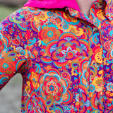 Triple Crown Button Down Long Sleeve | Kaleidoscope