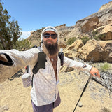 Triple Crown Button Down Long Sleeve | White Topo UL