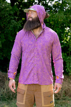 Load image into Gallery viewer, Triple Crown Button Down Long Sleeve | Purple Topo
