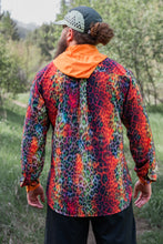Load image into Gallery viewer, Triple Crown Button Down Long Sleeve | Disco Leopard
