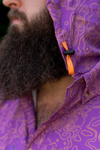 Load image into Gallery viewer, Triple Crown Button Down Long Sleeve | Purple Topo
