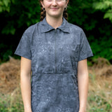 Triple Crown Half Zip Short Sleeve | Abstract Black Topo UL