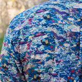 Triple Crown Button Down Long Sleeve | Blue Garden