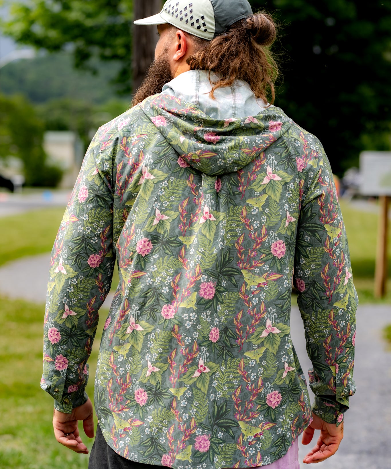 Triple Crown Button Down Long Sleeve | Forest Bathing - ATC