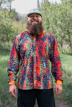 Load image into Gallery viewer, Triple Crown Button Down Long Sleeve | Disco Leopard
