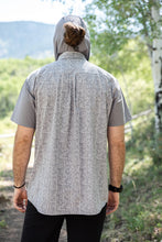 Load image into Gallery viewer, Triple Crown Button Down Short Sleeve | Winter Woods
